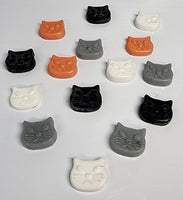 6 Large Cat Arms and Paws Soaps - Handmade Soap - Gray Grey Orange White Black Custom Colors - Perfect for Cat Lovers