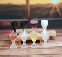 Mini Wine Glasses - Handmade Soap - Choice of Colors - Choose Empty or Filled