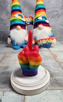 Middle Finger Fuck Soap - Custom Soap in Any Color - Rainbow Pride Soap