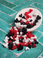 68 Pieces - Set of 3 Sizes of Mickey Mouse Head Soaps - Small, Medium, Large Mouse Soap