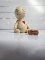 Handmade Soap VooDoo Doll - Handpainted Oatmeal Soap - Darling Little Patchwork Doll 100% Soap - Gentle for Sensitive Skin