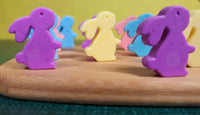 20 One-Use Bunny Rabbit Easter Soaps - Pastel Colors