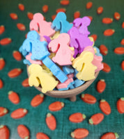 20 One-Use Bunny Rabbit Easter Soaps - Pastel Colors