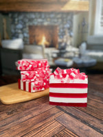 Handmade Christmas Candy Cane Soap