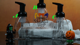 Halloween Soap Dispenser Filled with Your Choice of Handmade Foaming Hand Wash
