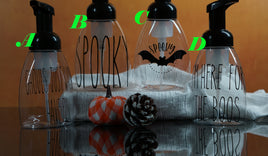 Halloween Soap Dispenser Filled with Your Choice of Handmade Foaming Hand Wash