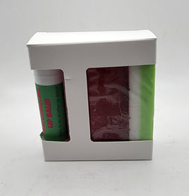 Juicy Watermelon Gift Set - Handmade Watermelon Lip Balm & Soap