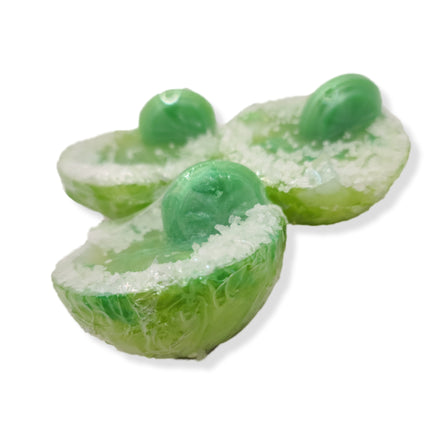 lime shaped soap bars
