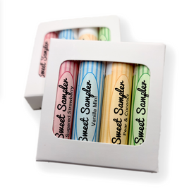 a small box of mip balms in various bright colors